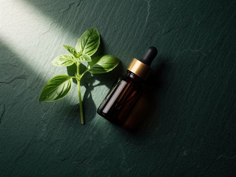 Basil — still life