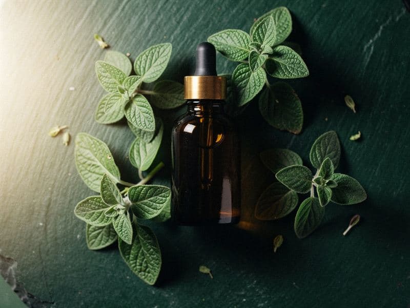 Oregano Oil — still life