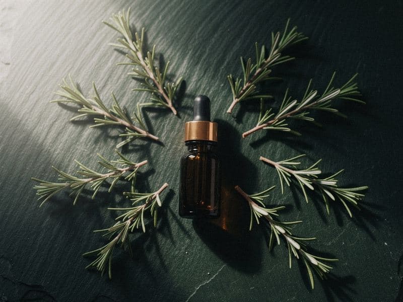 Rosemary Oil — still life
